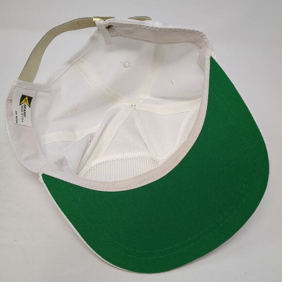 AGP Slideback Rope Hat White OS Adjustable Embroidered K-Brand Vintage - Picture 7 of 9